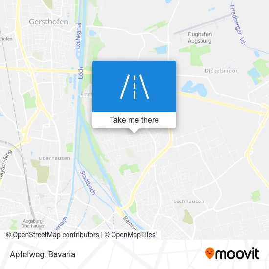 Карта Apfelweg