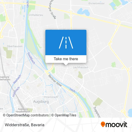 Карта Widderstraße