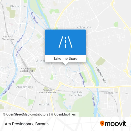 Карта Am Provinopark