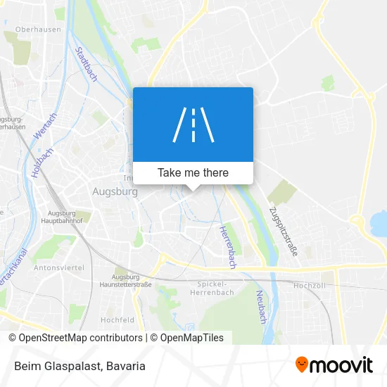 Карта Beim Glaspalast