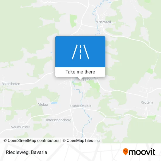 Riedleweg map