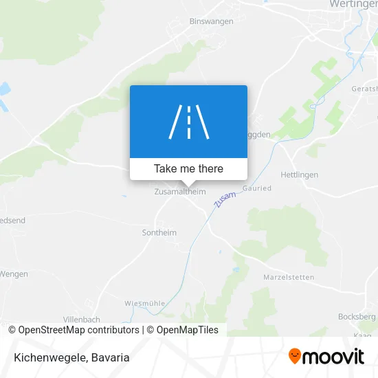 Карта Kichenwegele