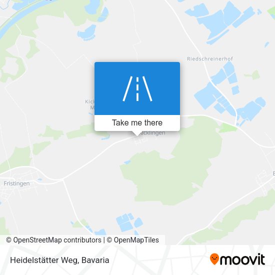 Heidelstätter Weg map