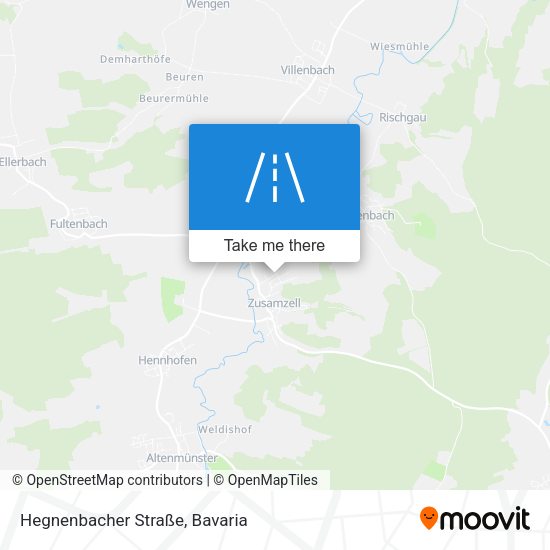 Hegnenbacher Straße map