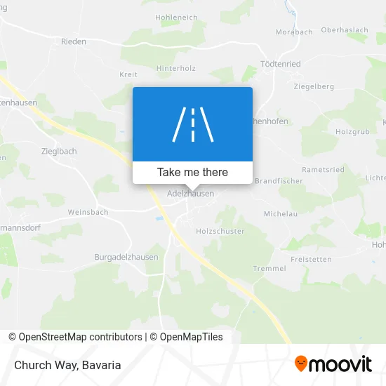 Kirchenweg map