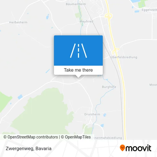 Карта Zwergenweg