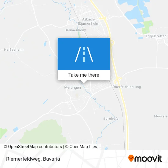 Riemerfeldweg map