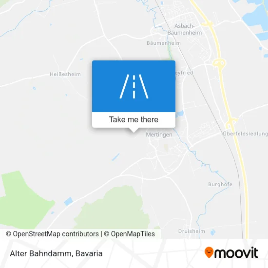 Карта Alter Bahndamm