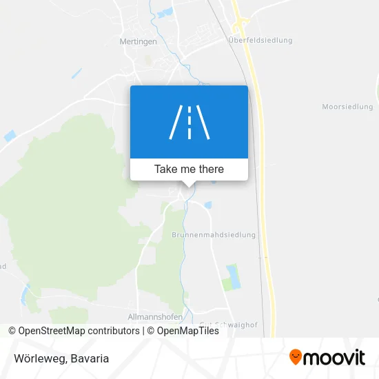 Wörleweg map
