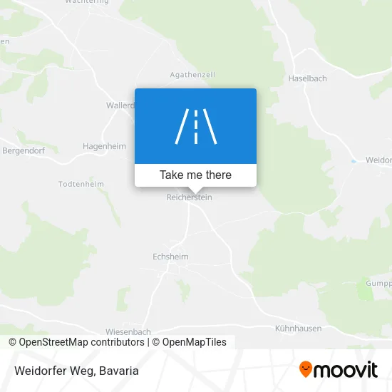 Карта Weidorfer Weg
