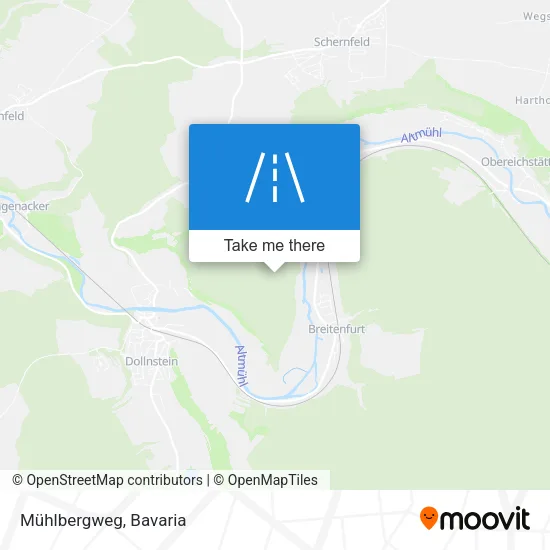 Карта Mühlbergweg