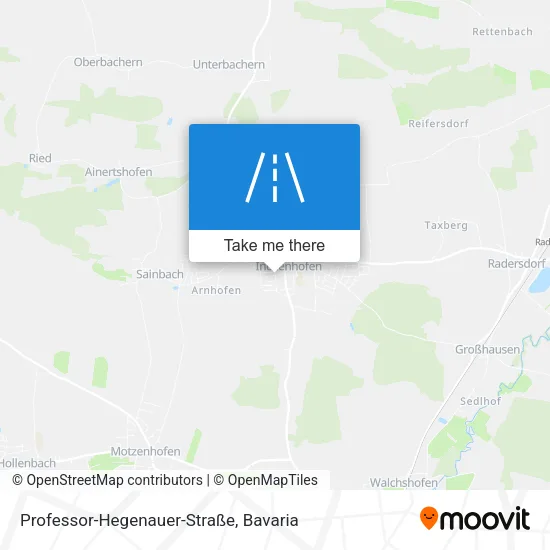 Карта Professor-Hegenauer-Straße