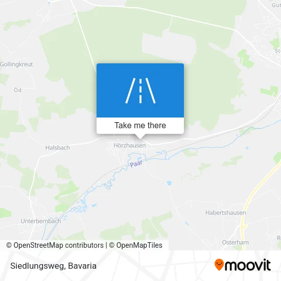 Карта Siedlungsweg