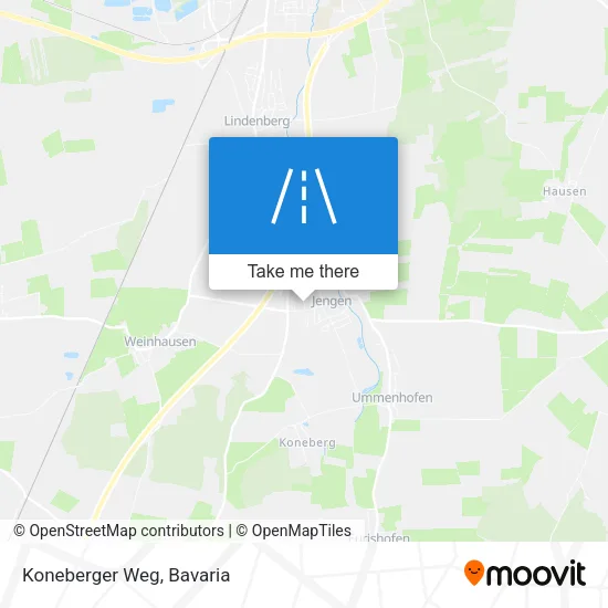 Карта Koneberger Weg