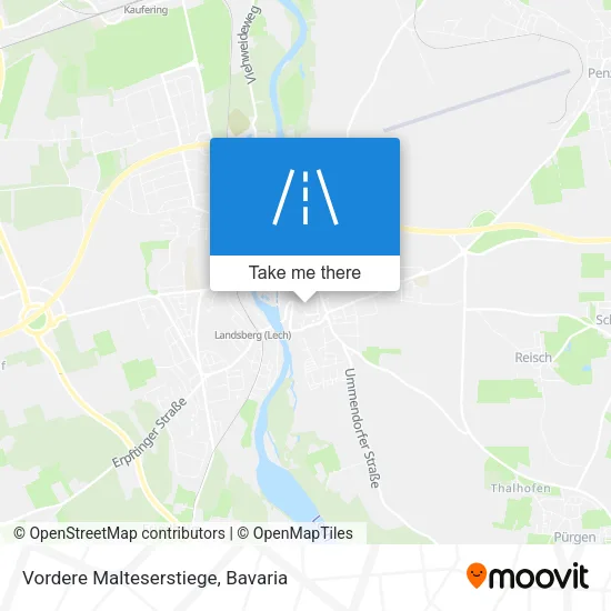 Карта Vordere Malteserstiege