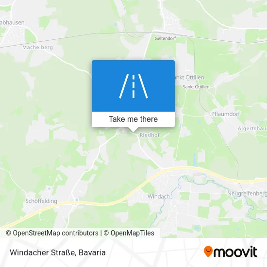 Windacher Straße map