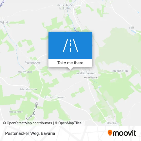 Карта Pestenacker Weg