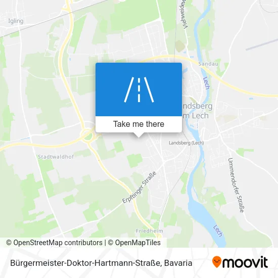 Карта Bürgermeister-Doktor-Hartmann-Straße
