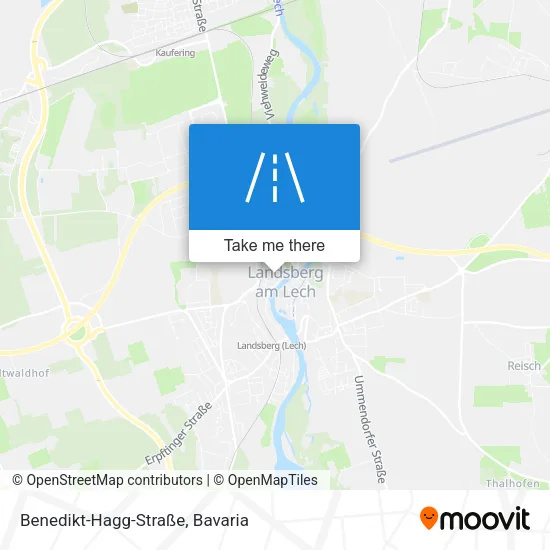 Карта Benedikt-Hagg-Straße
