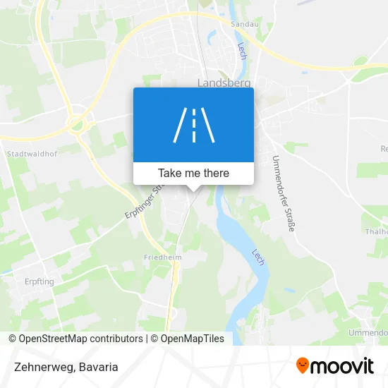 Карта Zehnerweg