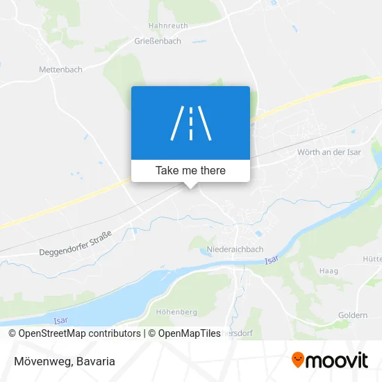 Карта Mövenweg
