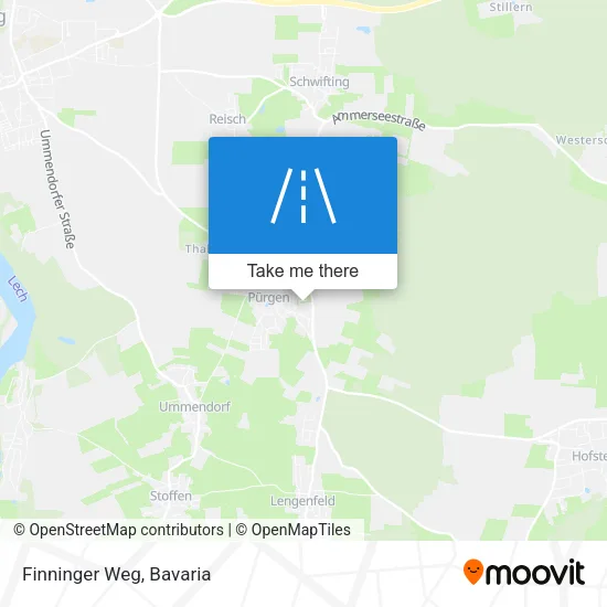 Карта Finninger Weg
