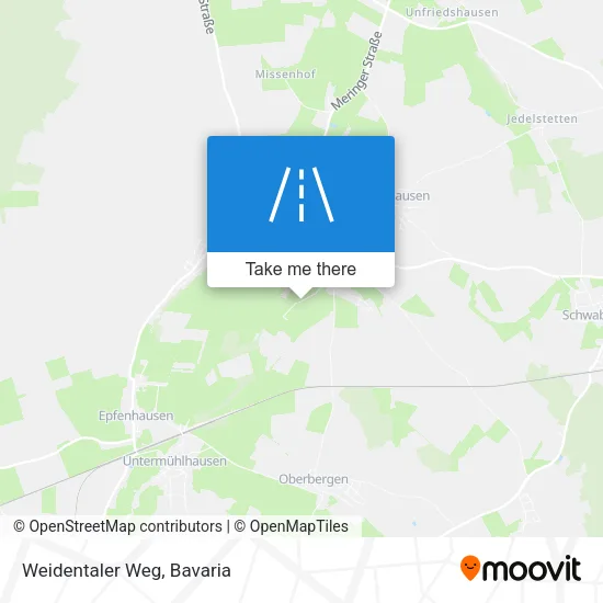 Карта Weidentaler Weg
