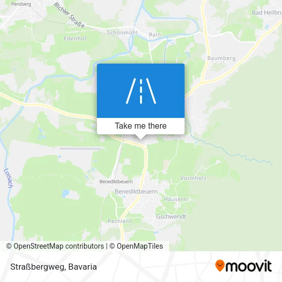 Карта Straßbergweg