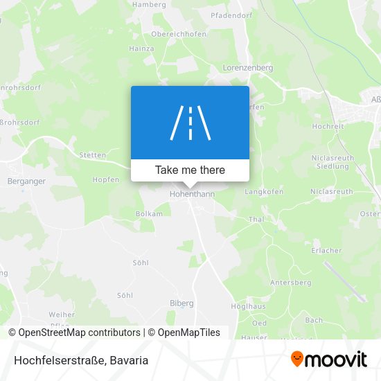 Hochfelserstraße map