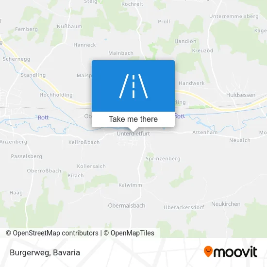 Карта Burgerweg