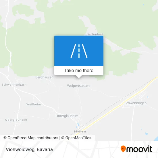 Карта Viehweidweg