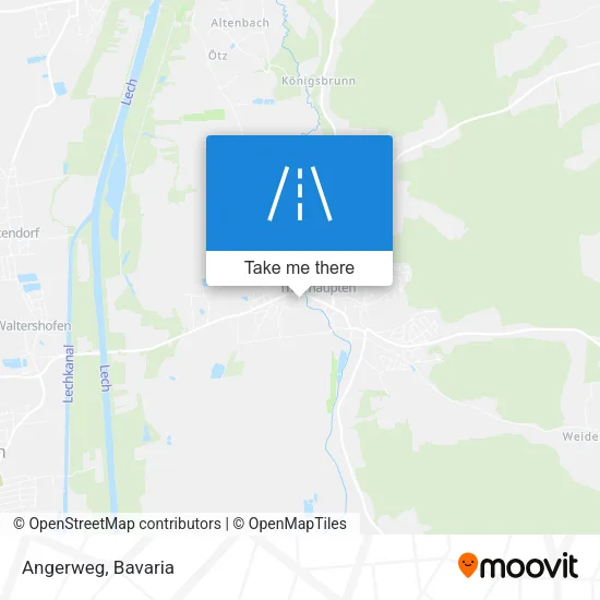 Карта Angerweg