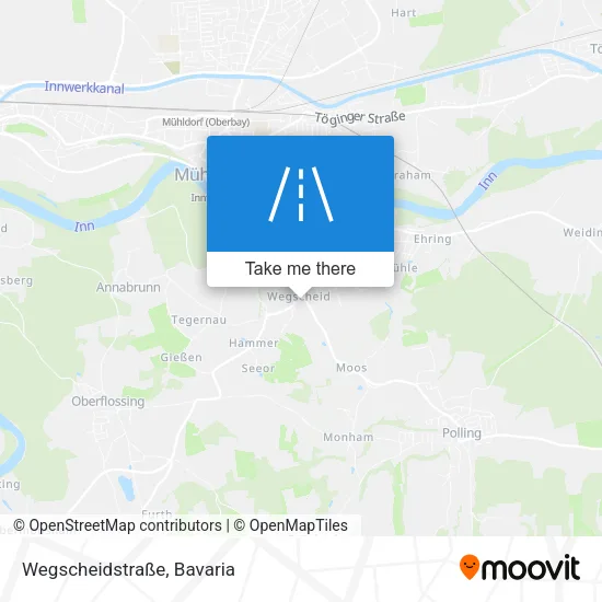 Карта Wegscheidstraße