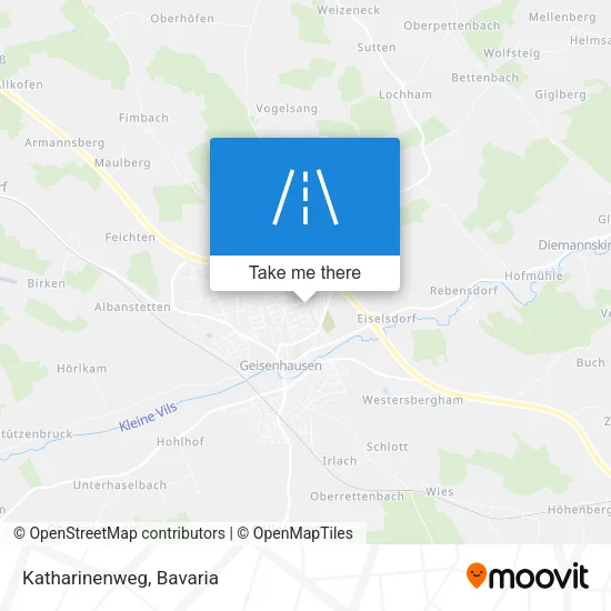 Карта Katharinenweg