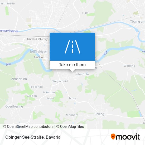 Obinger-See-Straße map