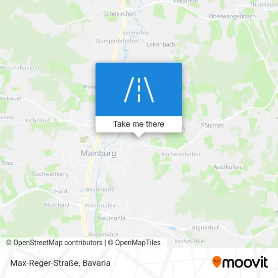 Карта Max-Reger-Straße