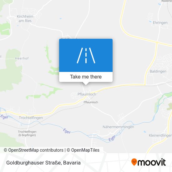 Goldburghauser Straße map