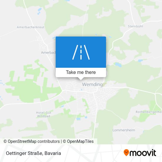 Oettinger Straße map