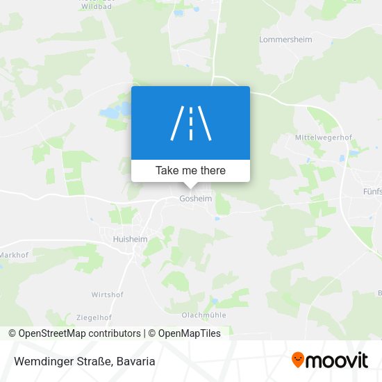 Wemdinger Straße map