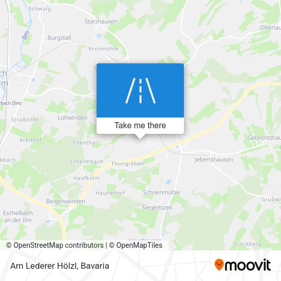 Am Lederer Hölzl map