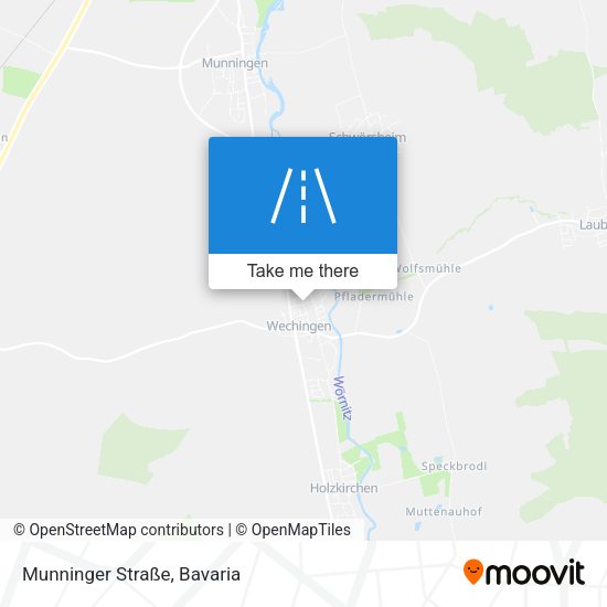 Munninger Straße map