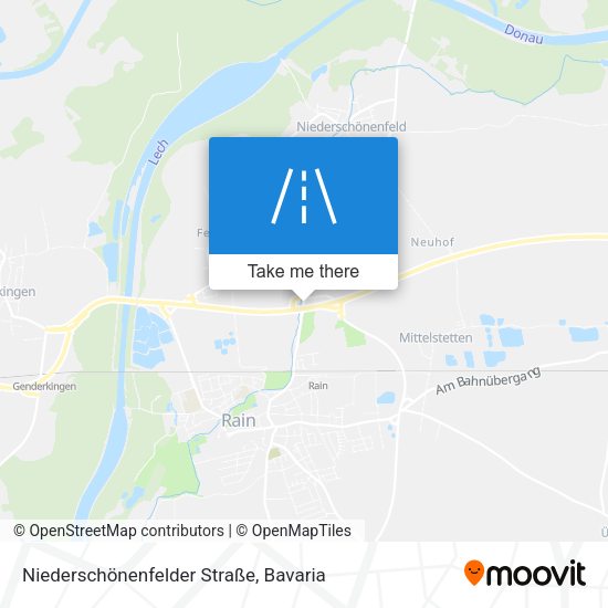 Niederschönenfelder Straße map