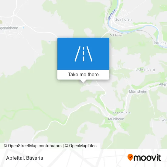 Карта Apfeltal