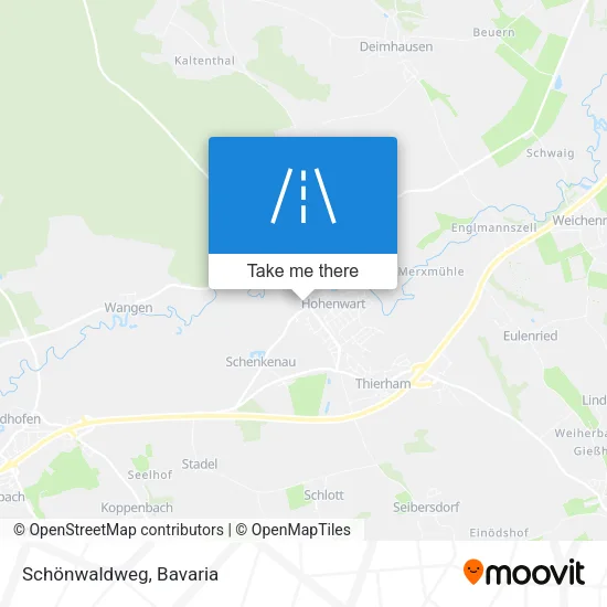 Карта Schönwaldweg