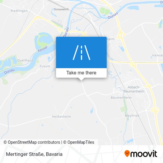 Mertinger Straße map