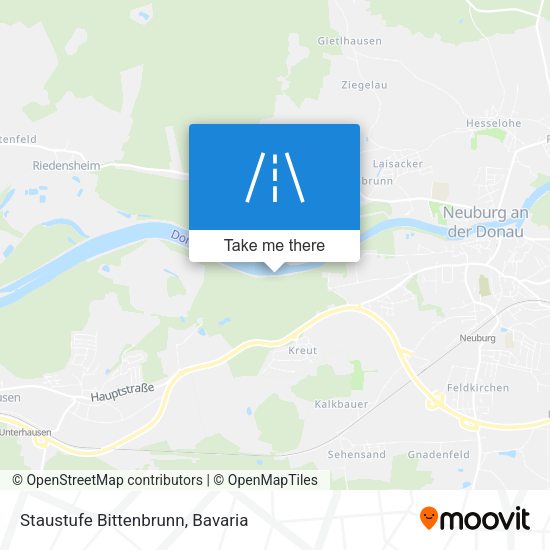 Staustufe Bittenbrunn map