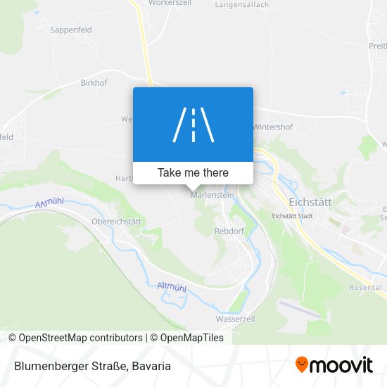 Blumenberger Straße map