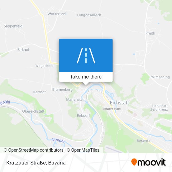 Kratzauer Straße map