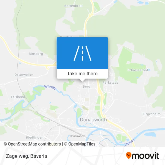 Карта Zagelweg