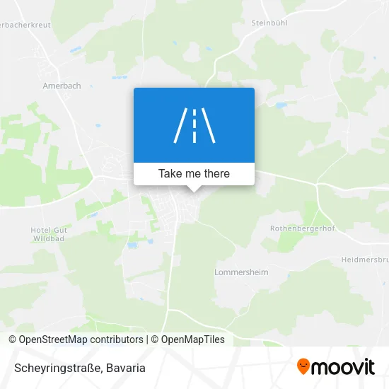 Карта Scheyringstraße